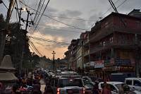Kathmandu - wie immer sehr viel Verkehr